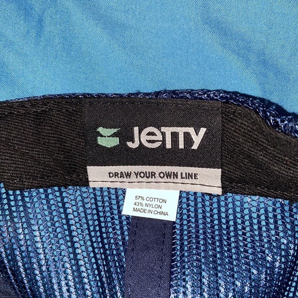 Navy Blue Jetty Apparel Adjustable Trucker Hat - Picture 2 of 4